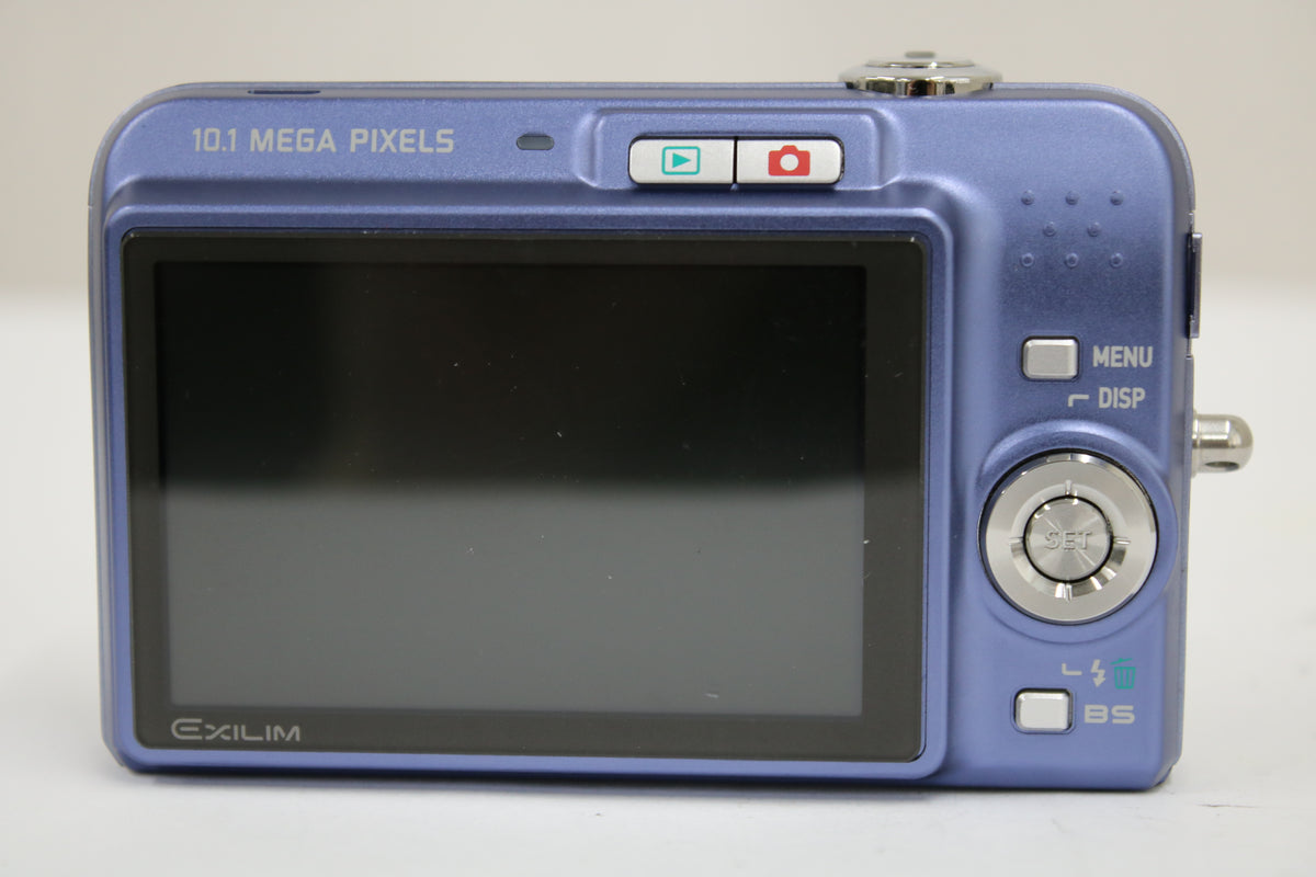 カシオ Casio EXILIM EX-Z1080 3x ブルー バッテリー付き コンパクトデジタルカメラ 4