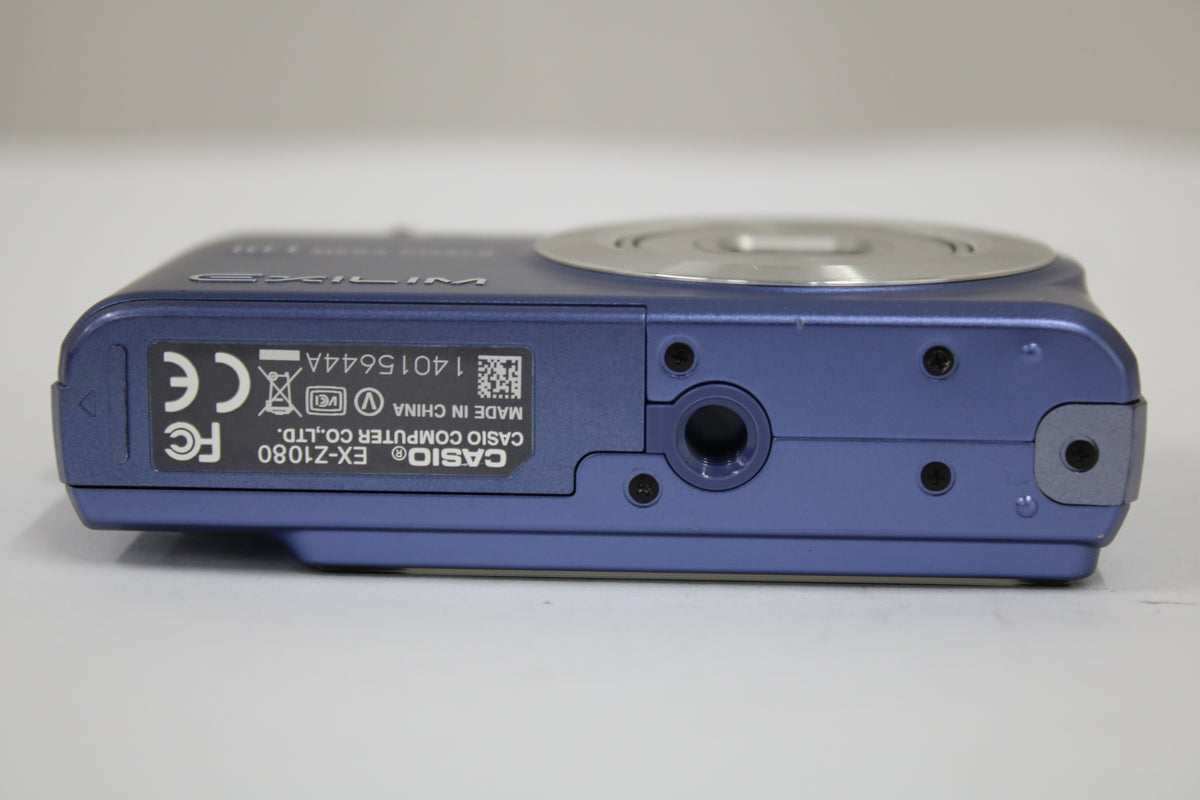 カシオ Casio EXILIM EX-Z1080 3x ブルー バッテリー付き コンパクトデジタルカメラ 7