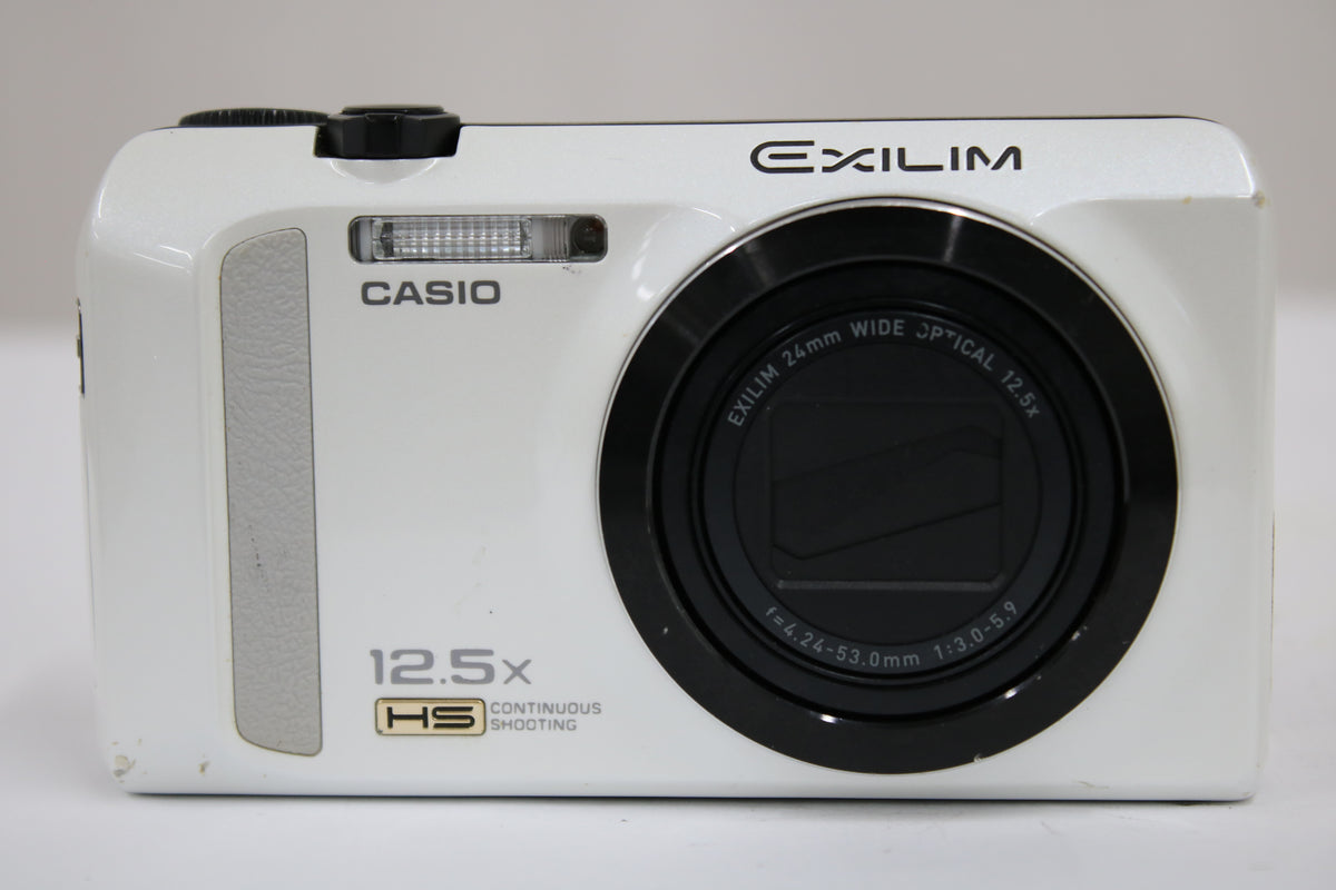 カシオ Casio EXILIM EX-ZR200 12.5x ホワイト バッテリー付き コンパクトデジタルカメラ 2