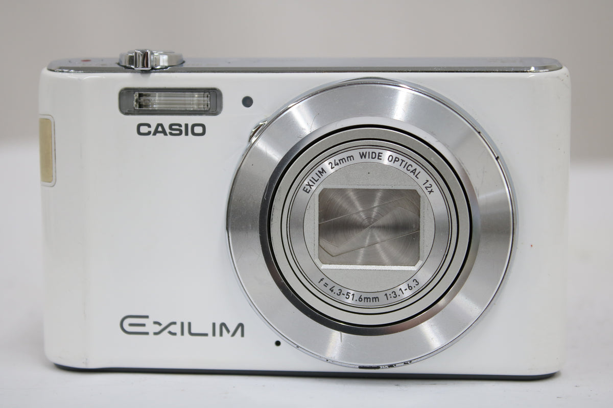カシオ Casio EXILIM EX-ZS180 12x ホワイト バッテリー付き コンパクトデジタルカメラ 2