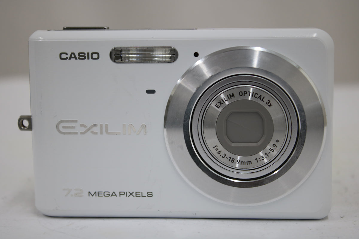 カシオ Casio EXILIM EX-Z77 3x ホワイト バッテリー付き コンパクトデジタルカメラ 2