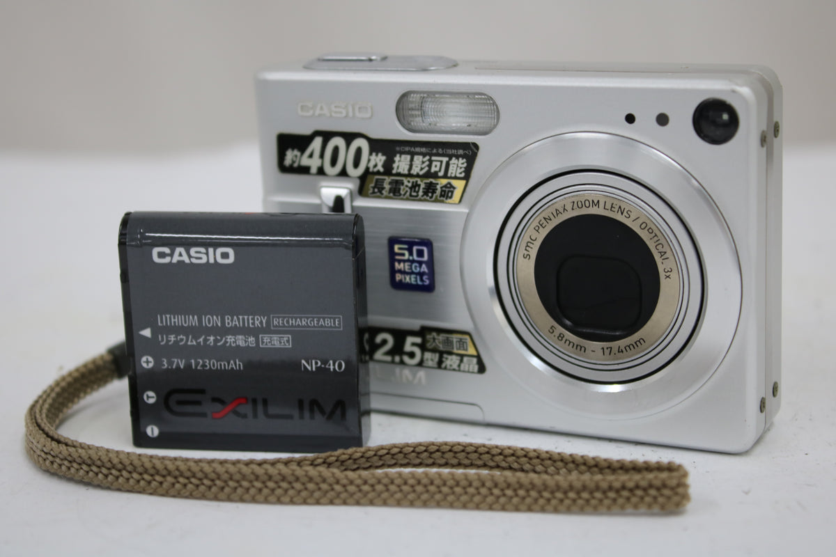 カシオ Casio EXILIM EX-Z55 3x バッテリー付き コンパクトデジタルカメラ 1