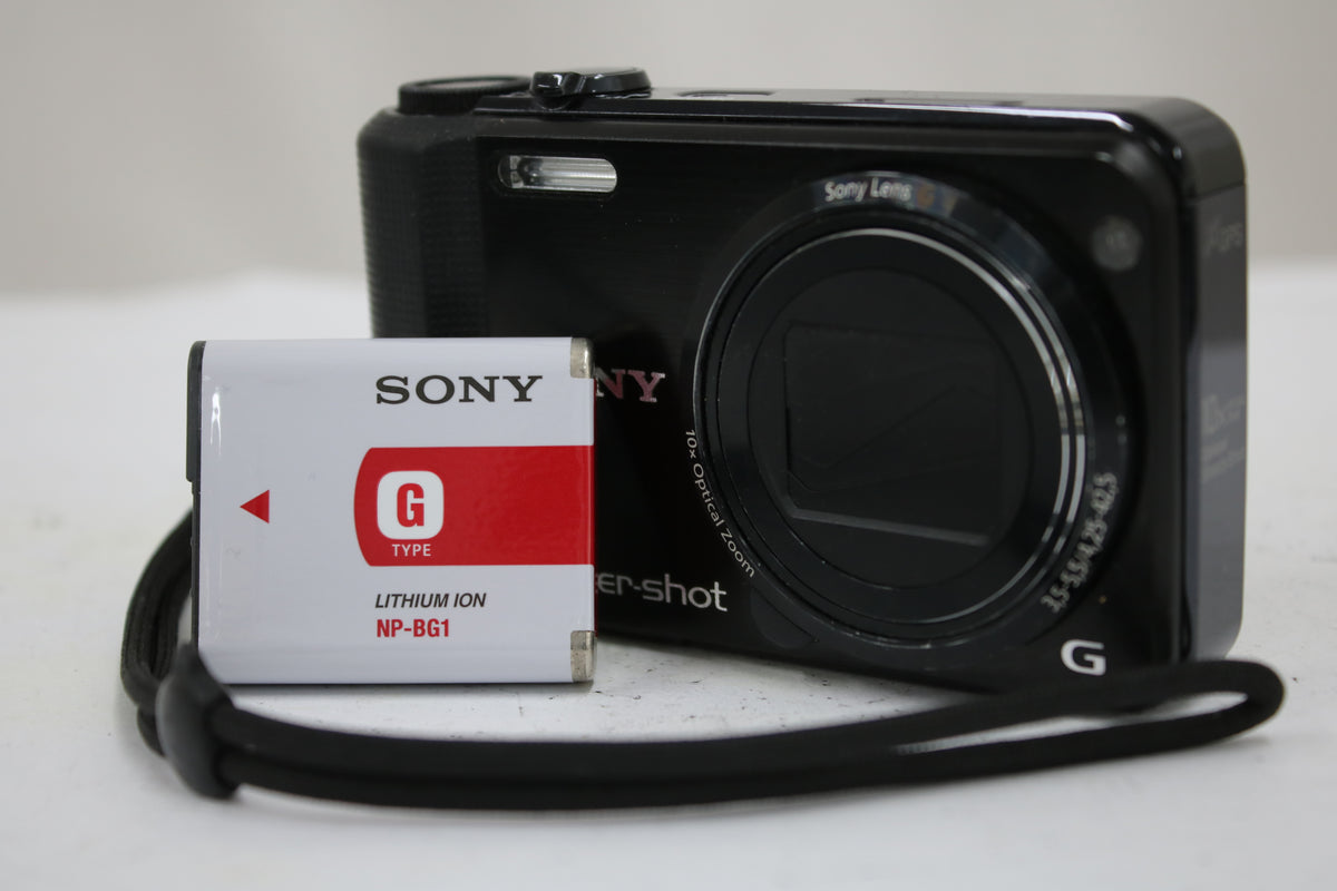 ソニー Sony Cyber-shot DSC-HX7V 10x ブラック バッテリー付き コンパクトデジタルカメラ 1