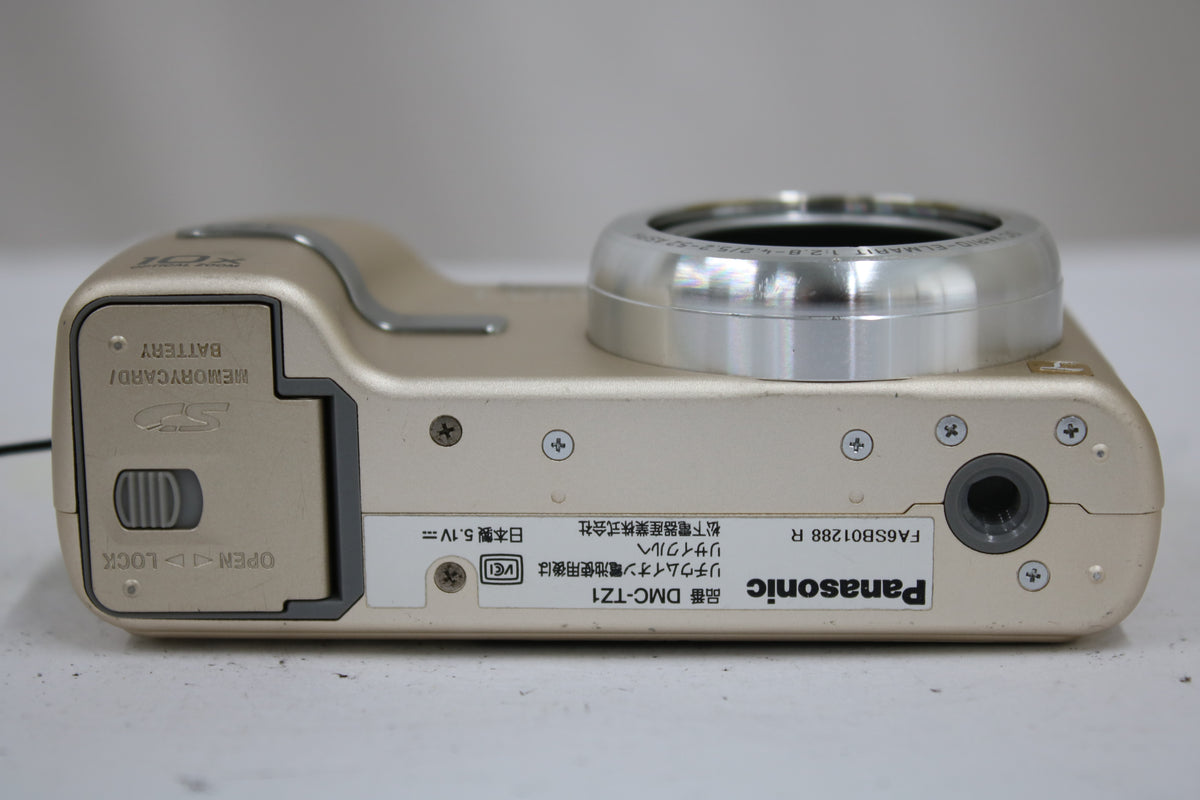パナソニック Panasonic LUMIX DMC-TZ1 ゴールド バッテリー付き コンパクトデジタルカメラ 7