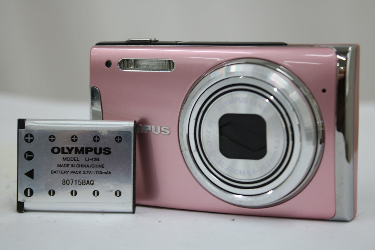 オリンパス Olympus μ mju 1060 7x ピンク バッテリー付き コンパクトデジタルカメラ 1