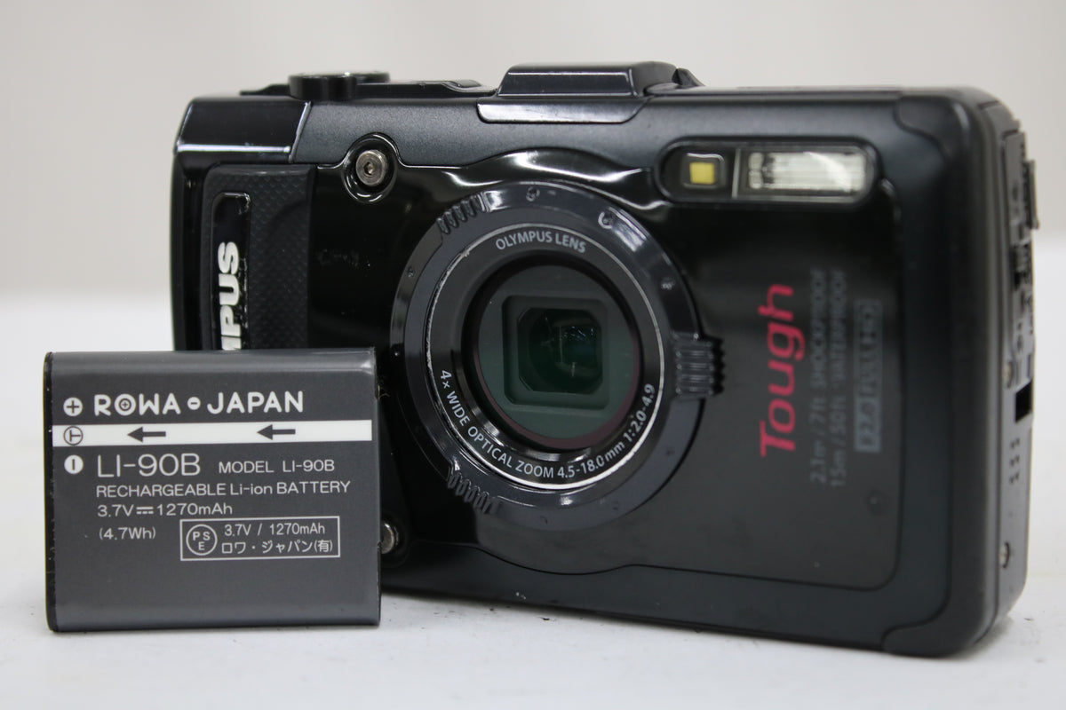 オリンパス Olympus Tough TG-2 4x ブラック バッテリー付き コンパクトデジタルカメラ 1