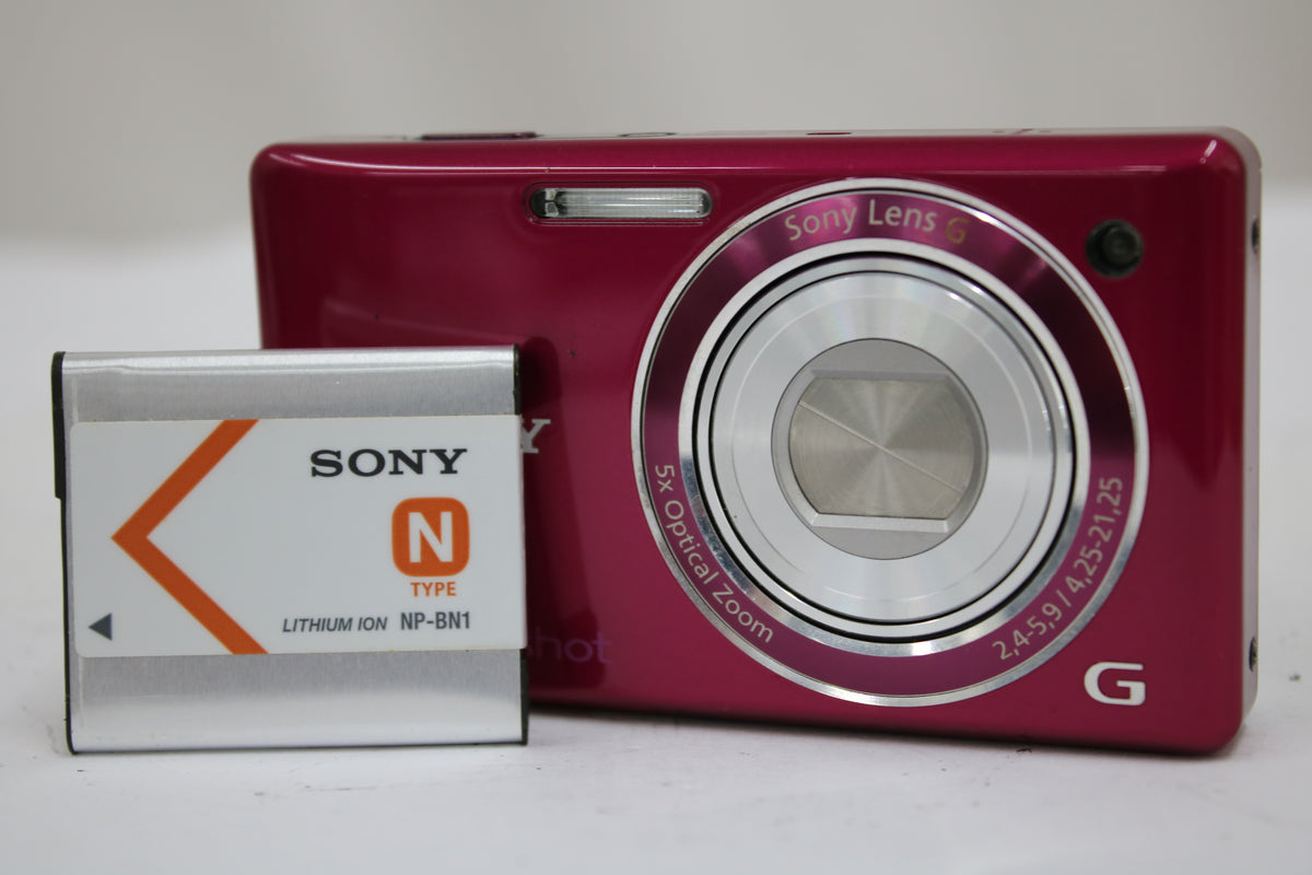 ソニー Sony Cyber-shot DSC-W380 5x ピンク バッテリー付き コンパクトデジタルカメラ 1