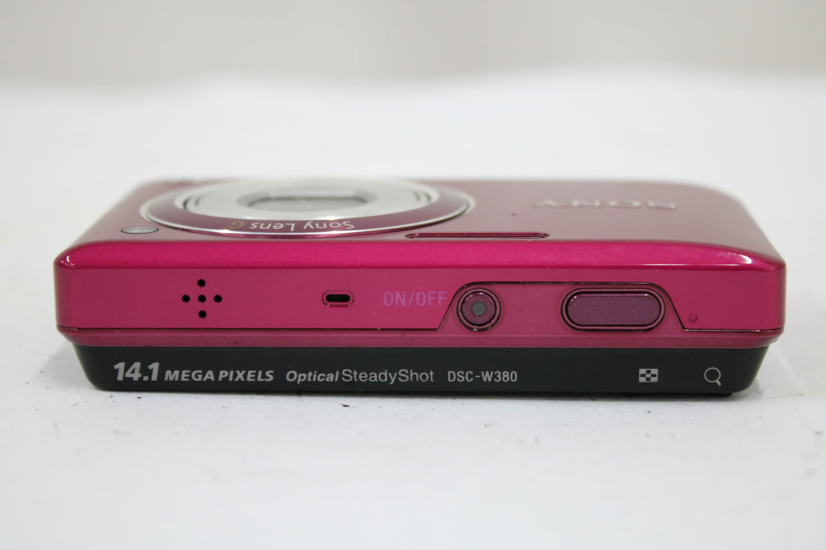 ソニー Sony Cyber-shot DSC-W380 5x ピンク バッテリー付き コンパクトデジタルカメラ 6