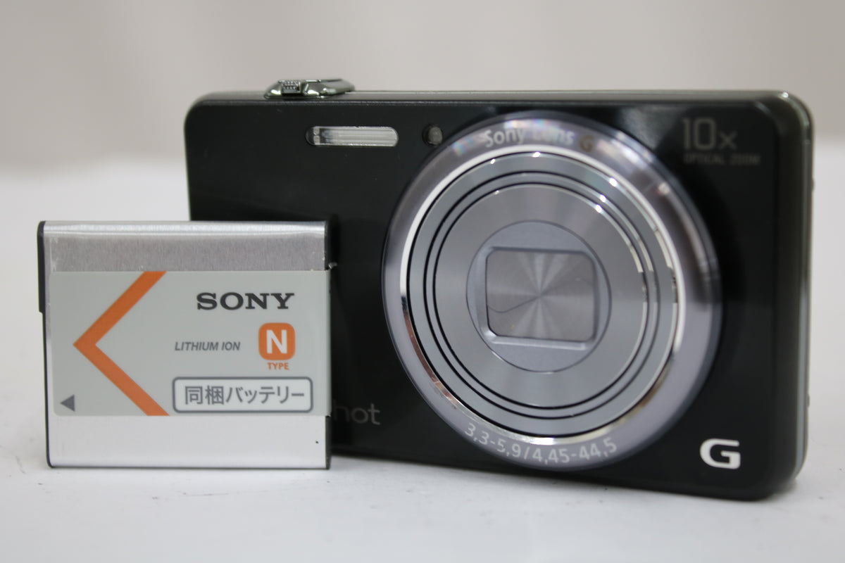 ソニー Sony Cyber-shot DSC-WX170 10x ブラック バッテリー付き コンパクトデジタルカメラ 1