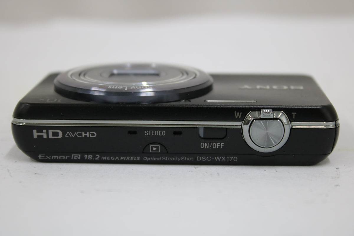 ソニー Sony Cyber-shot DSC-WX170 10x ブラック バッテリー付き コンパクトデジタルカメラ 6