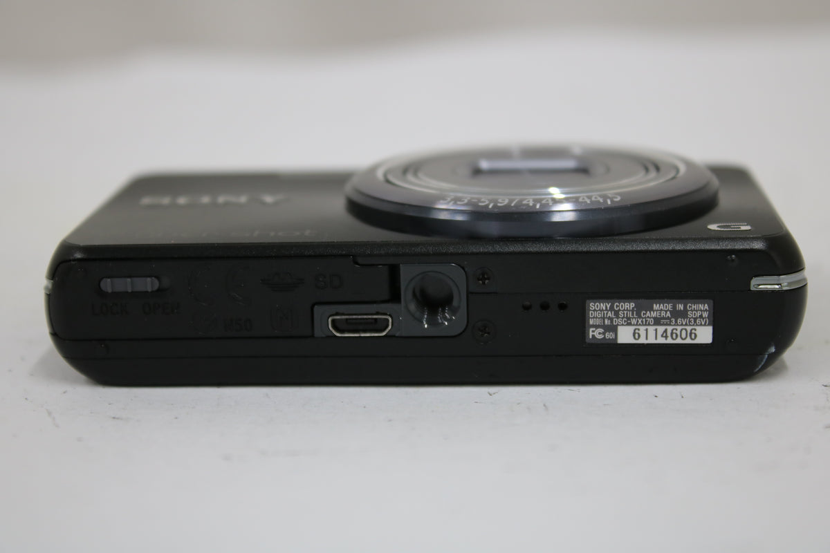 ソニー Sony Cyber-shot DSC-WX170 10x ブラック バッテリー付き コンパクトデジタルカメラ 7