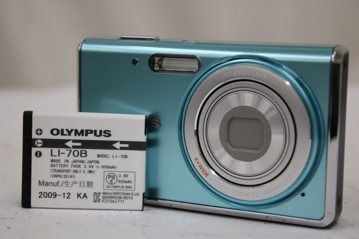 オリンパス Olympus FE-4020 4x ブルー バッテリー付き コンパクトデジタルカメラ 1
