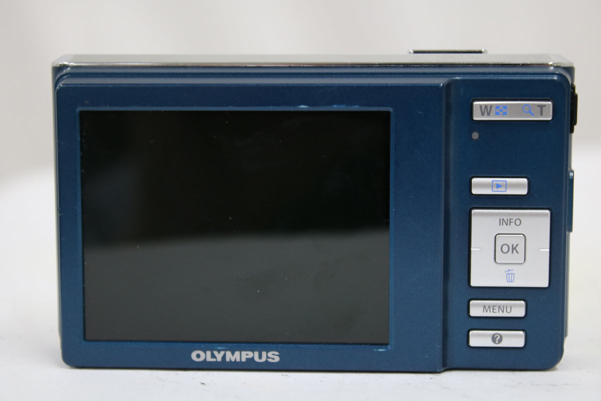 オリンパス Olympus FE-4020 4x ブルー バッテリー付き コンパクトデジタルカメラ 4