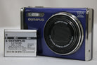 オリンパス Olympus μ mju 9000 10x ブルー バッテリー付き コンパクトデジタルカメラ 1
