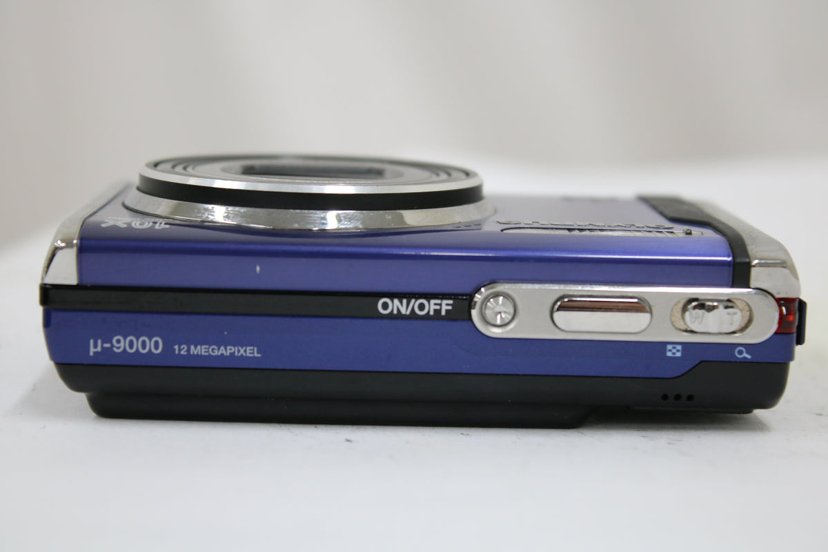 オリンパス Olympus μ mju 9000 10x ブルー バッテリー付き コンパクトデジタルカメラ 6