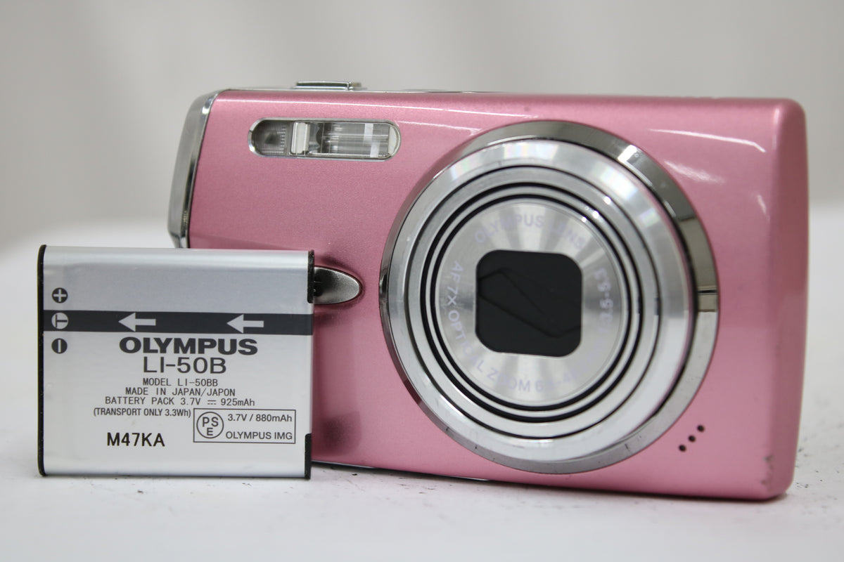 オリンパス Olympus μ mju 1020 7x ピンク バッテリー付き コンパクトデジタルカメラ 1