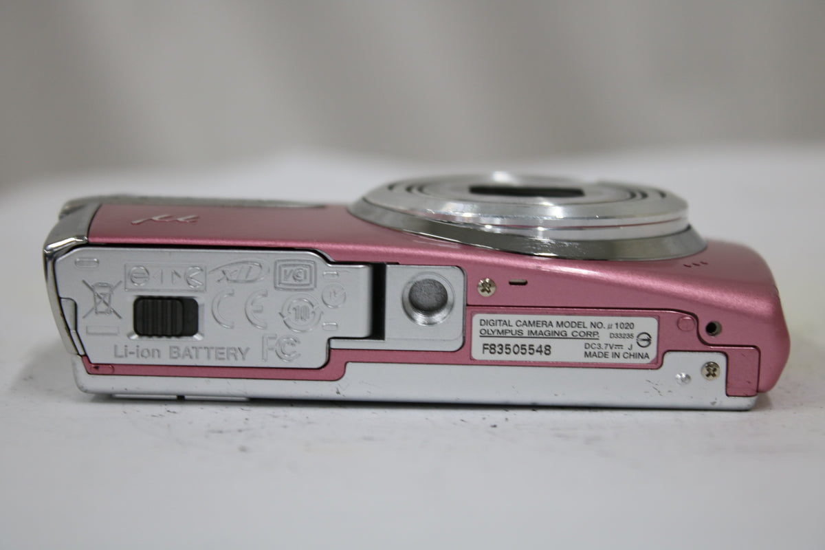 オリンパス Olympus μ mju 1020 7x ピンク バッテリー付き コンパクトデジタルカメラ 7