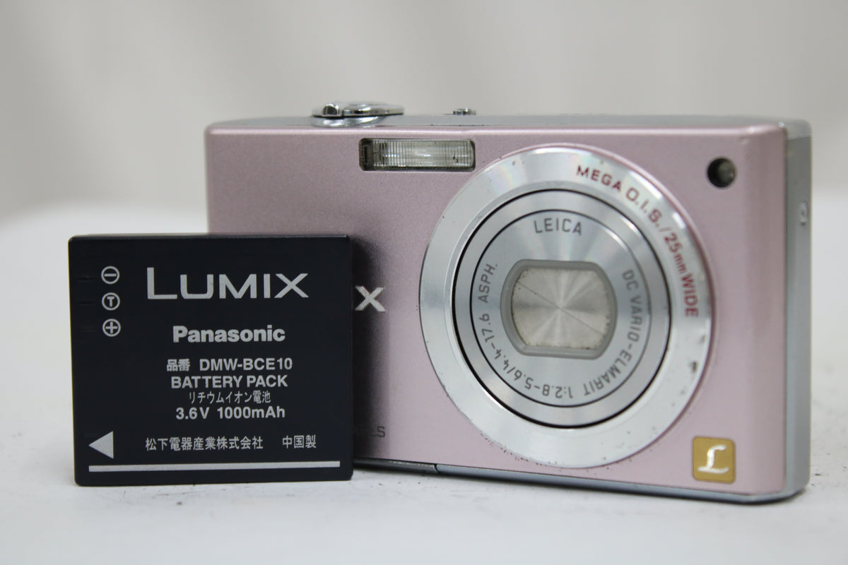 パナソニック Panasonic LUMIX DMC-FX35 ピンク バッテリー付き コンパクトデジタルカメラ 1