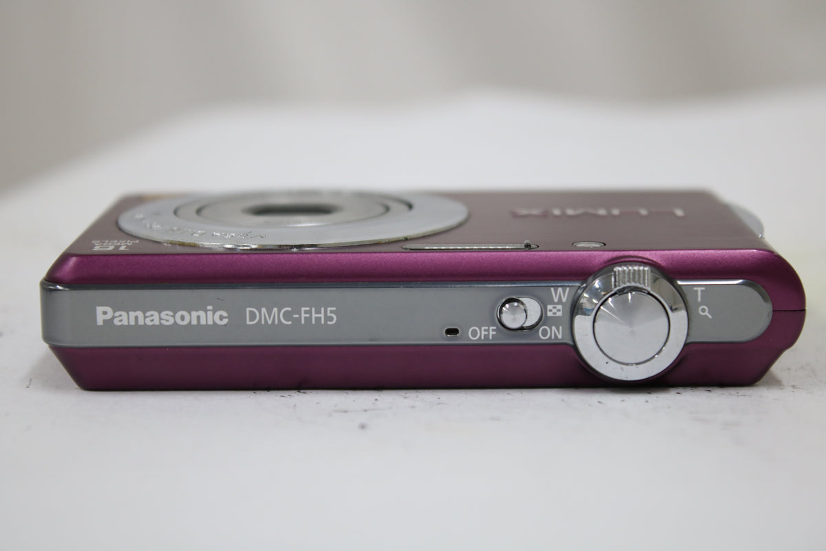 パナソニック Panasonic LUMIX DMC-FH5 パープル バッテリー付き コンパクトデジタルカメラ 6