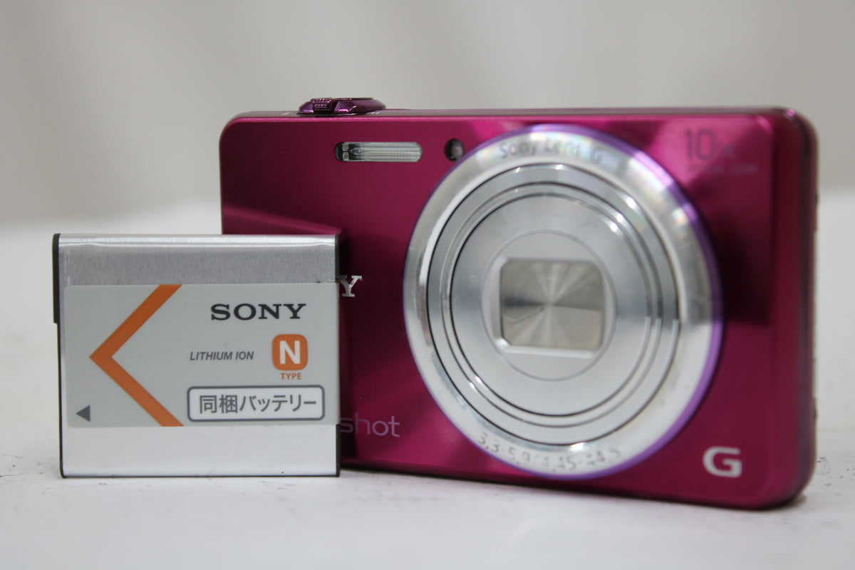 ソニー Sony Cyber-shot DSC-WX170 10x ピンク バッテリー付き コンパクトデジタルカメラ 1