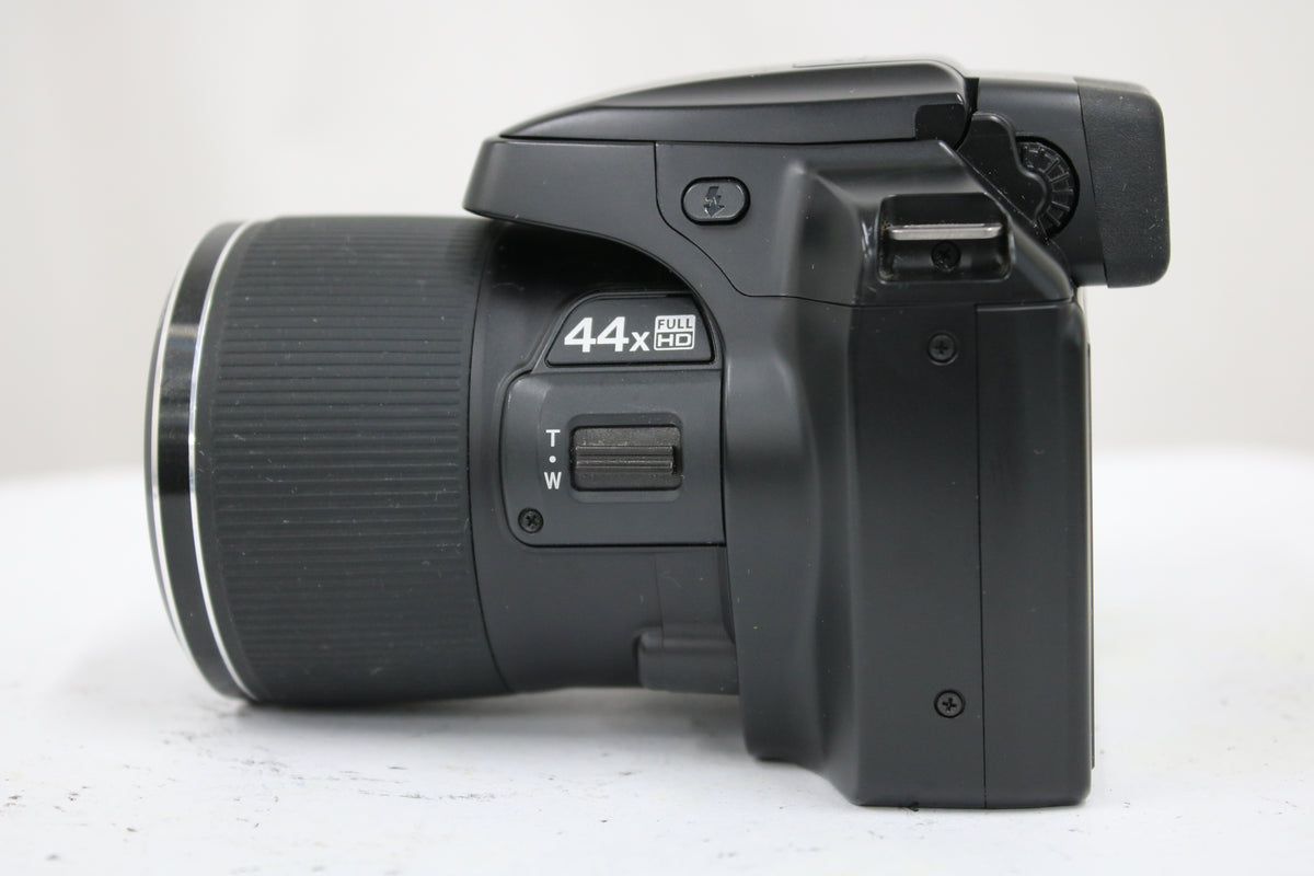 【便利な単三電池で使用可】フジフィルム Fujifilm FINEPIX S ブラック 44x コンパクトデジタルカメラ 5