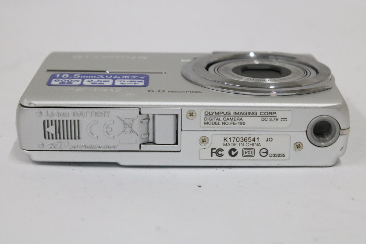 オリンパス Olympus FE-190 3x バッテリー付き コンパクトデジタルカメラ 7