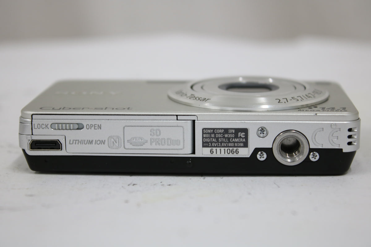 ソニー Sony Cyber-shot DSC-W350 4x バッテリー チャージャー付き コンパクトデジタルカメラ 7