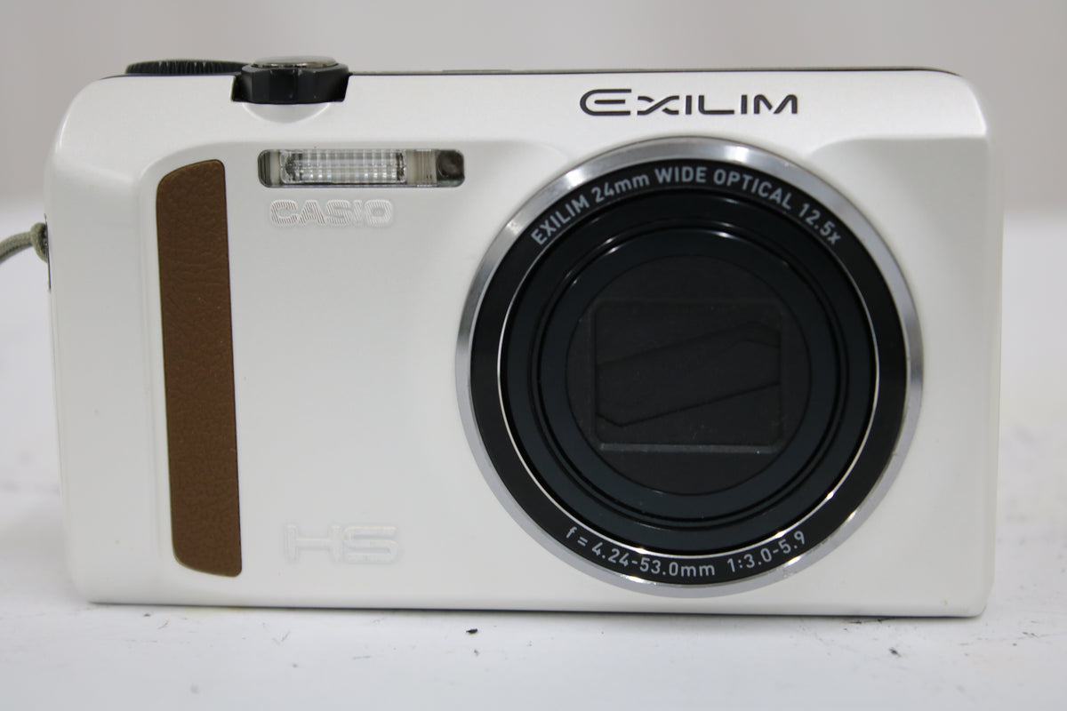 カシオ Casio EXILIM EX-ZR400 12.5x ホワイト バッテリー付き コンパクトデジタルカメラ 2