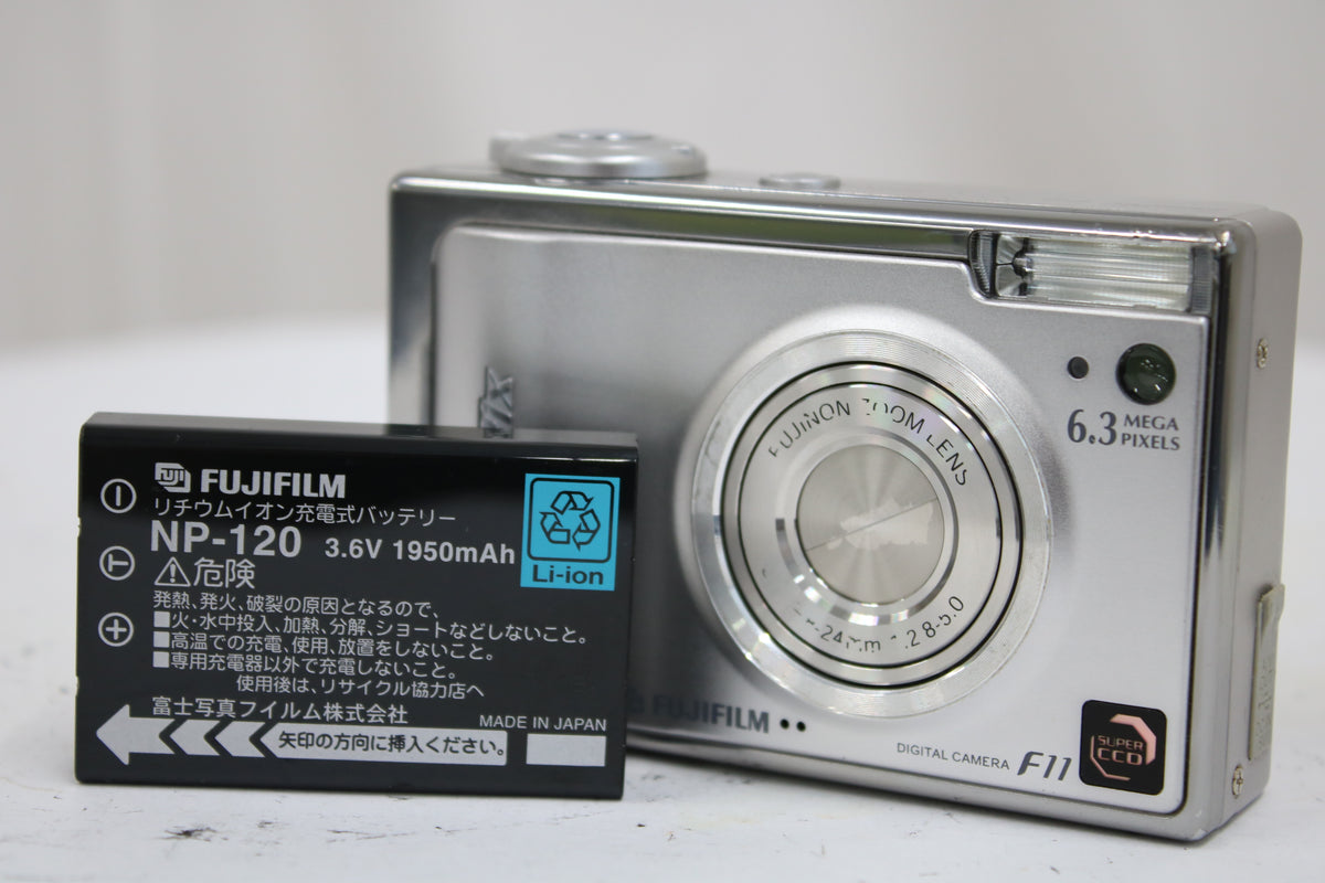 フジフィルム Fujifilm FINEPIX F11 バッテリー付き コンパクトデジタルカメラ 1