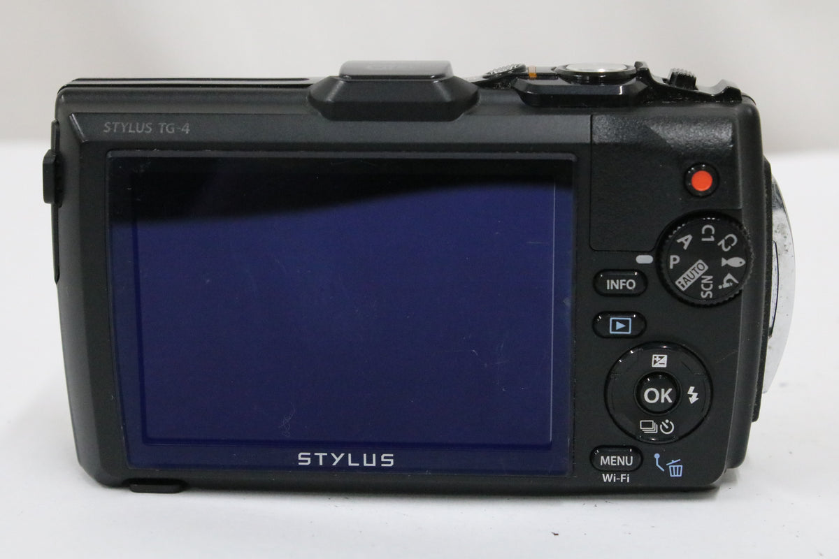 オリンパス Olympus Tough TG-4 4x WIDE ブラック バッテリー付き コンパクトデジタルカメラ 4
