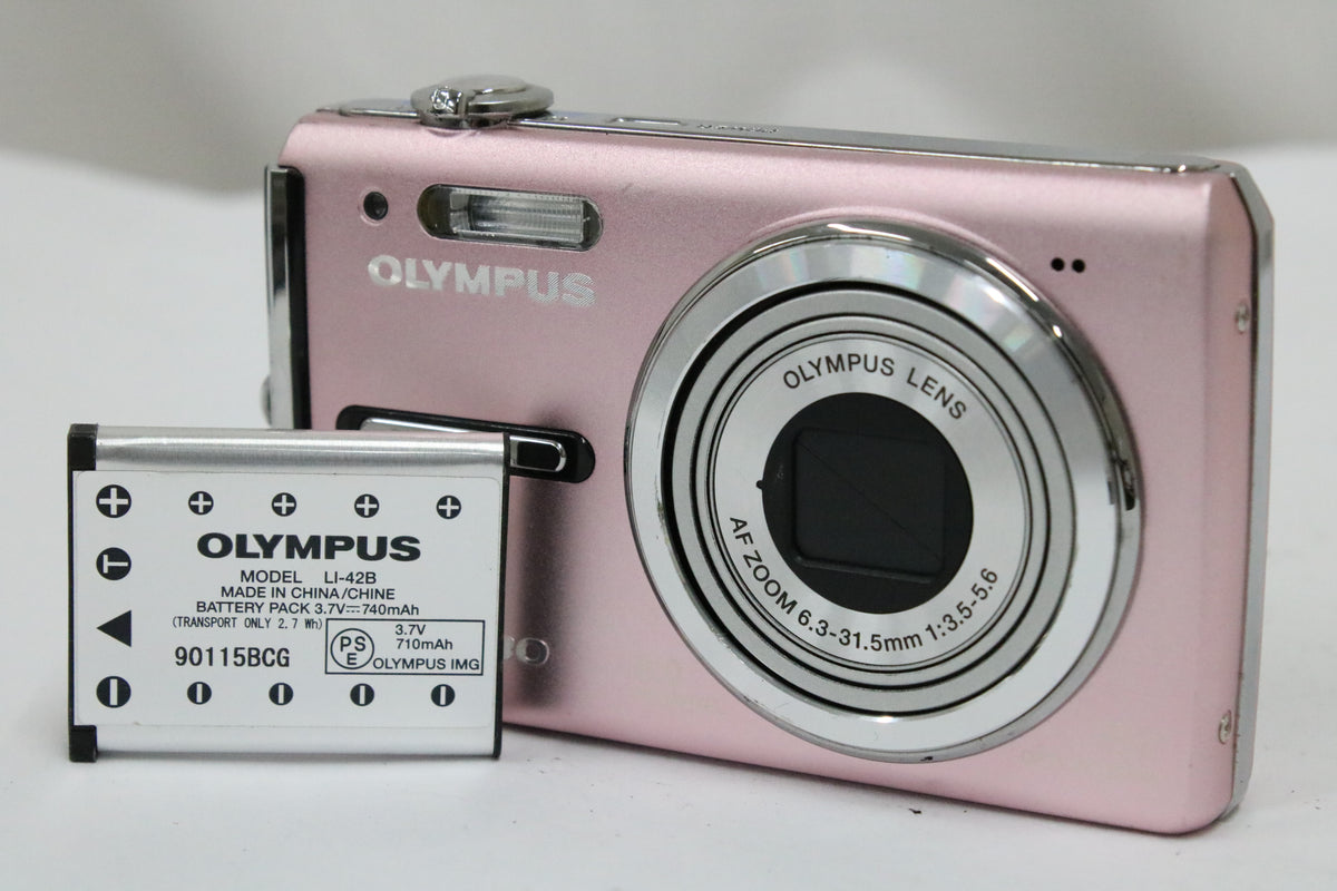 オリンパス Olympus FE-330 ピンク バッテリー付き コンパクトデジタルカメラ 1