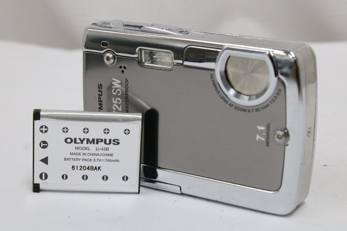 オリンパス Olympus μ mju 725 SW バッテリー付き コンパクトデジタルカメラ 1