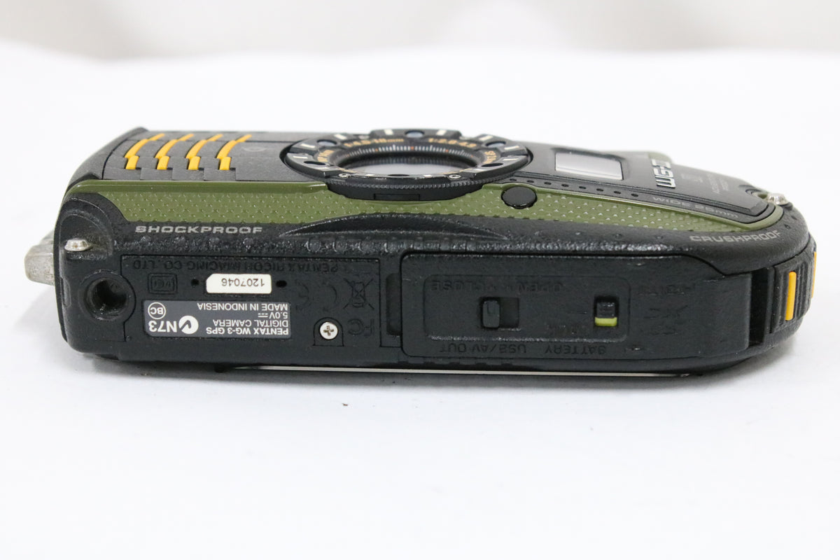 ペンタックス Pentax WG-III SR グリーン バッテリー付き コンパクトデジタルカメラ 7