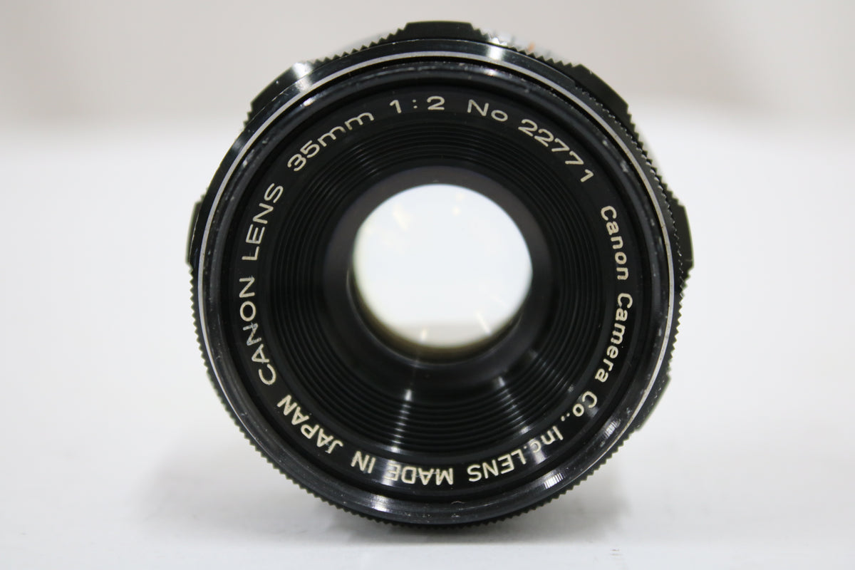 キャノン Canon Lens 35mm F2  ライカLマウントレンズ 2