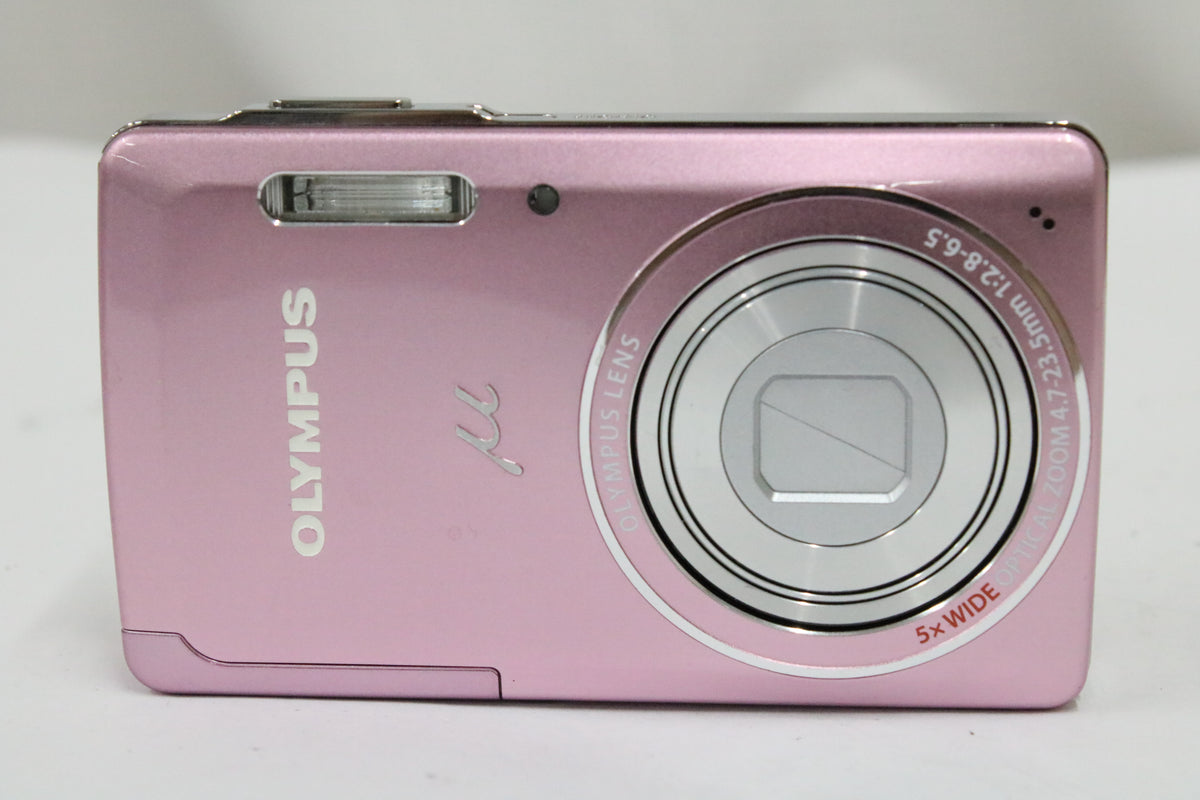 オリンパス Olympus μ mju μ-5010 5x WIDE ピンク バッテリー付き コンパクトデジタルカメラ 2