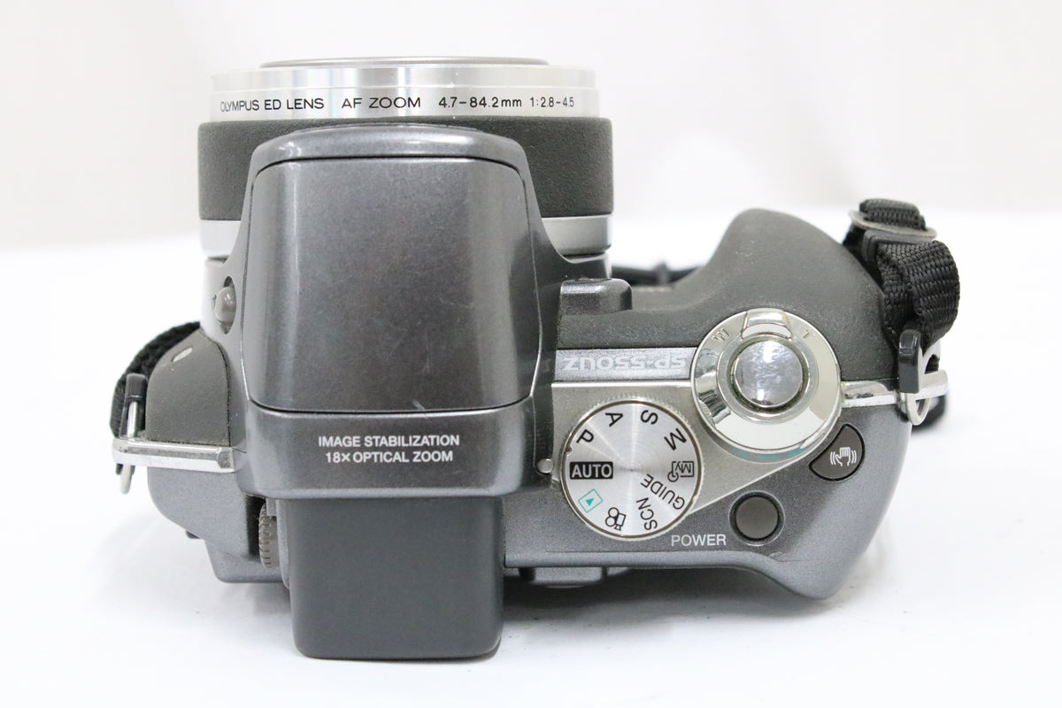 【便利な単三電池で使用可】オリンパス Olympus SP-550OUZ グレー コンパクトデジタルカメラ 6