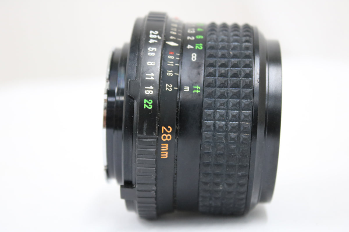 ミノルタ Minolta MD W.Rokkor 28mm F2.8 レンズ 4