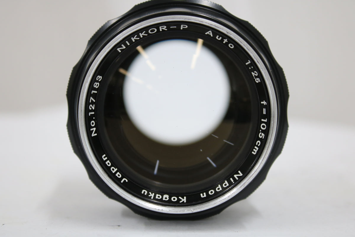 ニコン Nikon Nikkor-P Auto 10.5cm F2.5 PAT.PEND レンズ 2