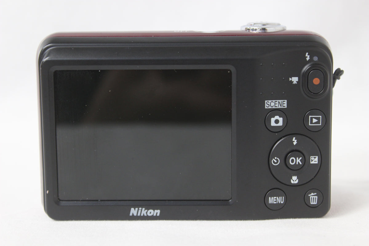 【元箱付き】ニコン Nikon COOLPIX A10 5x レッド コンパクトデジタルカメラ 4