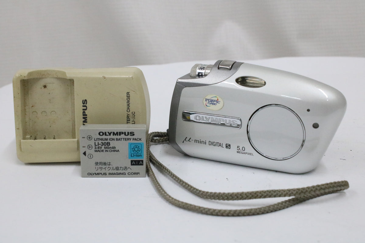 オリンパス Olympus μ mju-mini DIGITAL S バッテリー チャージャー付き コンパクトデジタルカメラ 1